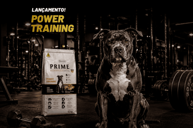 BARÃO PRIME POWER TRAINING - Nutrição de Alta Performance para Cães Ativos e de Elite